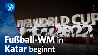 FußballWM in Katar Eröffnungsspiel in Doha [upl. by Elder807]