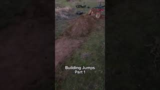 Building dirt jumps 🔥 mtb dirtjumps viral fyp foryoupage parati [upl. by Maddocks]