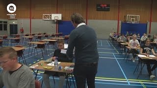 Eindexamens van start op Woerdense scholen WoerdenTV [upl. by Lady216]