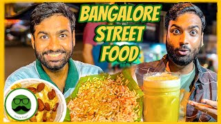 Drooling Night Street Food in Bangalore Food Tour  Veggie Paaji Bengaluru [upl. by Teddie]