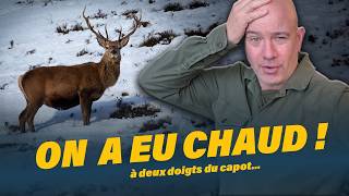 CHASSE DU CERF À LA NEIGE  un coup de chance incroyable  🦌 🤯 [upl. by Haag]