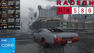 RX 580 8GB  GTA V Online  1080p Tested in December 2023 [upl. by Tartan]