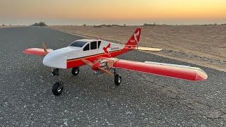 TwinSparrow MaidenFlight  Nitro Twin Engine RC Plane [upl. by Farwell108]