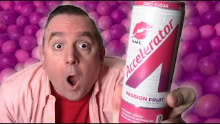 Accelerator Passionfruit Energy Drink Review [upl. by Elleret]