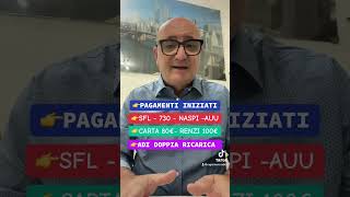 DOPPIA RICARICA 👉Assegno di inclusioneSFLNASPI AUU730 RENZI  CARTA 80€ youtube shorts [upl. by Whitman]