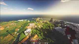 FPS test in minecraft  RTX 3080 12GB  1440P  32 chunks rendered  SEUS PTGI Shaders [upl. by Eta]