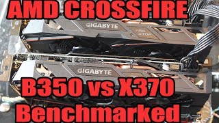 Does AMDs B350 Cripple Ryzens CrossFire Performance [upl. by Anahsirk]