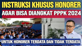 🔴SYARAT HONORER AGAR BISA DIANGKAT PPPK 2024 [upl. by Akenna]