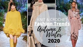 Fashion 2020  Knitwear AutumnWinter 2020 Fashion Trends [upl. by Eiduj709]