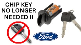 Replace Ignition LOCK CYLINDER and GET RID of the CHIP KEY  Yes you can DIY [upl. by Aracahs445]