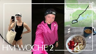 ROAD TO BERLIN HM  Woche 2 Meine Ziele 2024🏅 neue Laufschuhe AampF Haul Adidas Runners Schwimmen [upl. by Arremat]