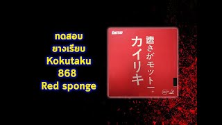 Test kokutaku 868 red sponge [upl. by Neehar]