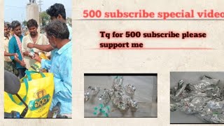 500 plus subscribes special video food donation trending help ytshorts vlog trendingvideo [upl. by Nylekoorb790]