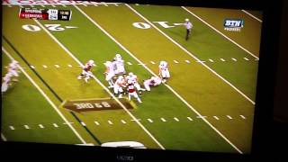 Randy Gregory sack vs Wyoming [upl. by Yanej247]