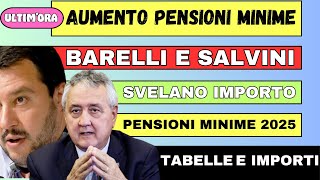 ⚠️ULTIMORA AUMENTO PENSIONI MINIME ➡ SVELATO IMPORTO 2025 [upl. by Nortal]