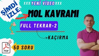 Mol Kavramı  Full Tekrar  2550 Soru Çözümü  AYT Kimya [upl. by Nesbitt]