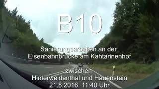 B10 quotAmpelquotKatharinenhof zwischen Hinterweidenthal und Hauenstein 2182016 [upl. by Allenod]