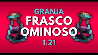 🔥 ¡La Mejor Granja de Frasco Ominoso en Minecraft 121 ¡Es Muy Fácil 🚀quot [upl. by Agueda]