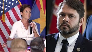 Democrat Ruben Gallego leads Kari Lake in most polls for Arizona Senate race [upl. by Doehne]