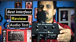 Best Audio Interface for Studio Setup  MAudio MTrack Solo Audio Interface  Review  Unboxing [upl. by Nathaniel]