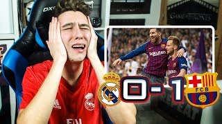 REACCIONES DE UN HINCHA Real Madrid vs Barcelona 01 ADIOS A LA LIGA [upl. by Aisset]