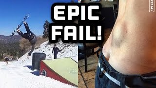 SNOWBOARD FAIL [upl. by Yebot]