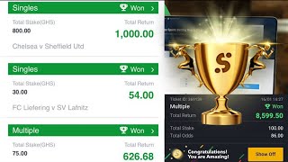 HOW TO WIN FOOTBALL BETTING USING SPORTYBET APP betting bettingstrategy sportsbetting [upl. by Avrom320]