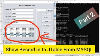 JAVA Tutorial 2  How to Get Data from Database to JTable in Java  Display MySQL Data into JTable [upl. by Eelah]