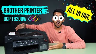 Brother DCP T820DW Printer Review  Best AllIn One Tank Printer Under 20000  Hindi [upl. by Ruosnam]