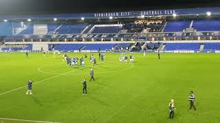 Birmingham City V Fulham U21s  71 Win Full Time Whistle [upl. by Chatav]