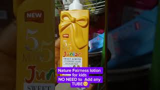 Medix 55 Junior kids brightening lotion for all skin types youtubeshorts skincare [upl. by Eesac]