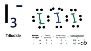 I3 Lewis Structure  How to Draw the Lewis Structure for I3 [upl. by Chafee785]