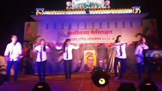 भिमाचं गाणं DJ ला वाजतं dance🇪🇺 at malinagar festival 2018 [upl. by Nosidam]