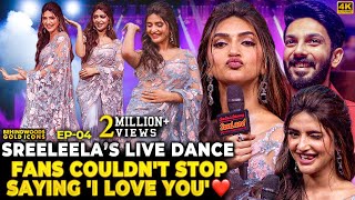 Sreeleelas 440Volt Dance Moves⚡💖Fans get ELECTRIC ZAPS Kurchi Madathapetti Hypnotizing Performance [upl. by Hereld20]