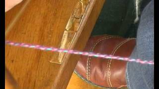 Plying a four ply cabled yarn [upl. by Evangelia]