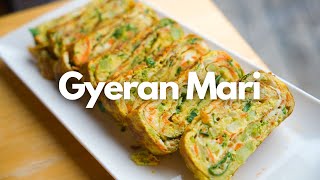 How to Make EASY Gyeran Mari Korean Rolled Omelette Shorts [upl. by Mccandless]