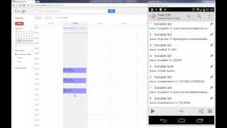 Tasker tutorial Morning Series Part 04 Get data from your Google Calendar [upl. by Enaile]