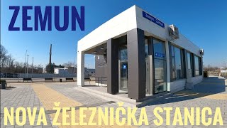 Zemun  Nova Železnička Stanica obilazak i razgledanje Železnice Srbije brza pruga Beograd NS [upl. by Atrahc]