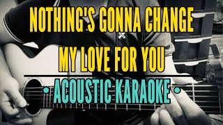 Nothings Gonna Change My Love For You  George Benson Acoustic Karaoke [upl. by Mientao]