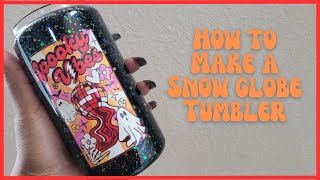 How to Make a Snowglobe Tumbler 2023 Version with Magic Liquid I Period Six Designs [upl. by Isabeau]