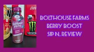 Bolthouse Farms Berry Boost Sip NReview [upl. by Suiraj]