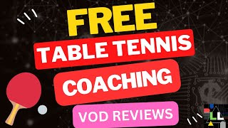 FREE Table Tennis Coaching Watch This Video Now [upl. by Mordy]