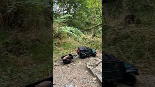 Little beastdrove 3km uphill Traxxas trx4m defender landrover rccar scotland rc traxxas [upl. by Assilev]