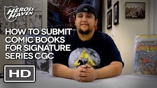 How to Submit Comic Books for CGC Signature Series  Heroes Haven Comics [upl. by Nevah]