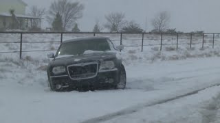 A Southeast New Mexico City dealing with more snow then they expected [upl. by Uokes]