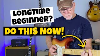 TIPS FOR AN OLDER Or Longtime Beginner Guitar Player [upl. by Nalon]