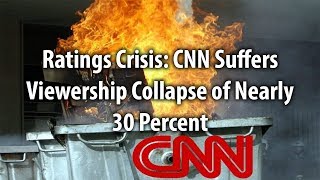 Ratings Crisis CNN Suffers Viewership Collapse of Nearly 30 Percent [upl. by Alrak980]