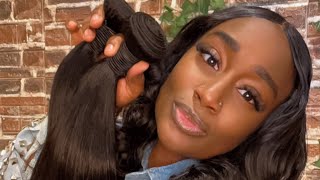 AliExpress Hair Unboxing Alianna Official Store [upl. by Adnolohs]