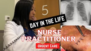 DAY IN THE LIFE OF A NURSE PRACTITIONER FNP  URGENT CARE [upl. by Chatwin782]