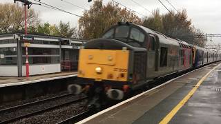 Class 37 Cassiopeia  Europhoenix  Runcorn Station HD [upl. by Rebeca439]